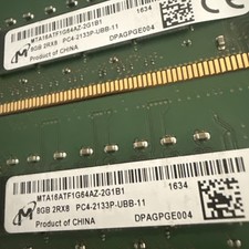 Lot Of 3 Micron 8GB 2Rx8 PCR-2133P Desktop Memory Module. picture