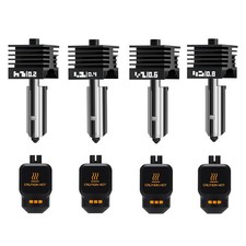 4Pack 0.2/0.4/0.6/0.8MM H2 Series/X2D/P2S Hotend for Bambu Lab H2D/H2S/H2C Combo picture