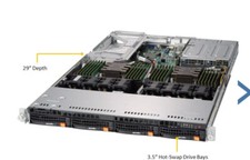1U Supermicro Server 4x U.2 NVME SYS-6019U-TN4R4T X11DPU 2x Xeon 6130 128GB    X picture