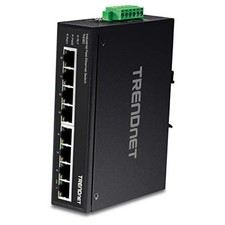 8-Port Industrial Fast Ethernet DIN-Rail Switch | TI-E80 TI-E80 8 Port Switch picture