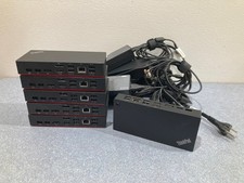 LOT OF 6 Lenovo ThinkPad Universal USB-C LDA-KP Docking Stations W/90W Chargers picture