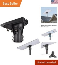 Adjustable Pipe Adapter for Starlink Gen 3/4/4X, Durable Black Aluminum Alloy picture