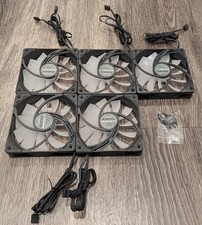 5x SCYTHE Kaze Flex 120mm Square RGB LED PC Case Radiator Fan PWM 300-1200 RPM picture