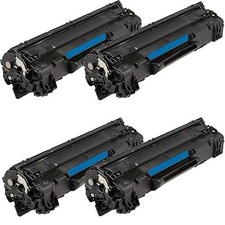 4pk Toner Cartridge For CE285A 85A Laserjet P1102 P1102W M1132 M1212nf M1217nfw picture