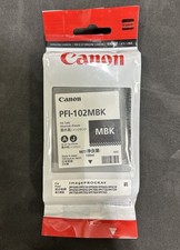 Canon PFI-102MBK Matte Black Ink Tank OEM Genuine imagePROGRAF iPF Exp 01/2028 picture