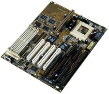 MOTHERBOARD GIGABYTE GA-586ATS SOCKET 7 SIMM PCI ISA picture