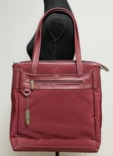 Samsonite Camelot Vertical Laptop Tote Bag Ruby Red Nylon Microfiber 15