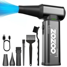 Compressed Air Duster, 180000RPM Powerful Cordless Electric Air Duster with Brus picture