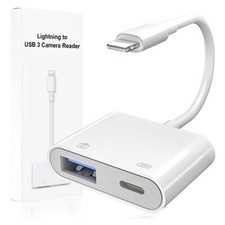 USB Camera Adapter for iPad 5 6 7 8 9 Air 3 mini 4 5 Pro 9.7, Fast Data Transfer picture