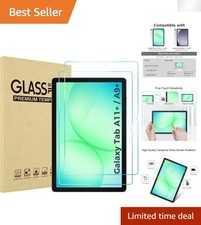 Bubble-Free Installation 2 Pack for Galaxy Tab A11/A9 Plus 11