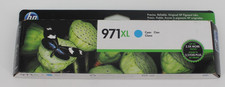NEW GENUINE HP 971XL CN626AM OEM HP 971XL CYAN COLOR BRAND NEW  2019 picture