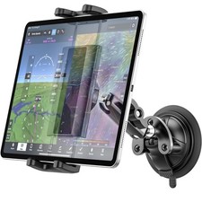 Dosvsi Pilots Tablet Holder, [Strong Suction Cup] Aircraft 8.85 inches, Black picture