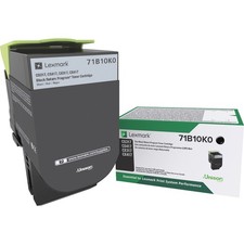 Lexmark Original Toner Cartridge - Black (71B10K0) picture
