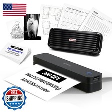 iDPRT MT610 PRO Thermal Printer Wireless Carry Case 200 Sheets 8.5x11 A4 picture
