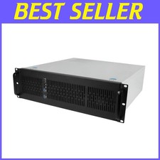 Server Components 3U Chassis, 6X 3.5 Bays, 2X USB 3.0, Black`` picture