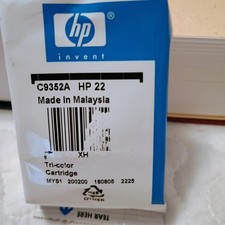 New HP 22 Tri Color C9352A Combo Ink cartridge for Printer OEM Sealed Pkg No Box picture