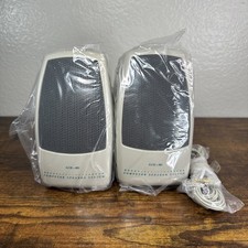 VTG Labtec LCS-80 Multimedia Computer Speakers NEW NOS Retro PC Gaming Win 95 98 picture