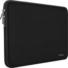 Sleeve for 17-17.3 Inch Laptop, Resistant Neoprene Carrying Bag - Black picture
