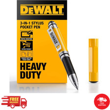 DEWALT Heavy Duty 3-In-1 Mini Stylus Pocket Pen, Tablet Pens for Ipad, EDC Touch picture