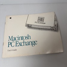 Vintage Apple Macintosh PC Exchange User's Guide Manual 030-1872-A Original picture