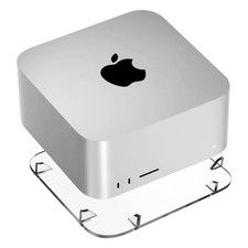 CaSZLUTION Clear Acrylic Base Stand for Mac Studio M1-M4, mini M1 M2 picture