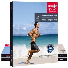 150 Sheets Koala Ultra Premium Glossy Photo Paper 8x10 for Inkjet Printer 72lb picture