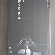 EVEO Dual Monitor Desk Mount Black, Tilt & Rotate, Up to 32