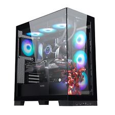 SAMA NEVIEW 4503 Black Airflow Full Tower Case ATX PC Gaming Case Dual Temper... picture