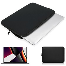 Sleeve Case For Macbook Pro Air M1 2021 Black Soft Bag School/Business/Travel picture