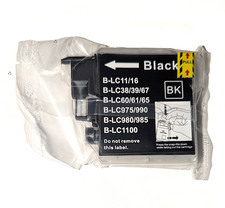BLACK Ink Cartridge - Brother Printer LC11/16/38/39/67/60/61/65/975/990/980/985 picture