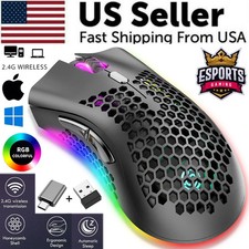 BM600 Rechargeable Wireless Gaming Mouse 2.4G RGB Ergonomic USB picture