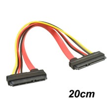 SATA 22 Pin Female to Female 2.5Inch Hard Disk Drive SSD Adapter Connector Cable picture