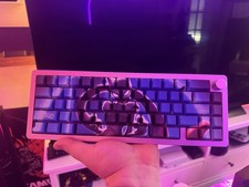 EPOMAKER 65% Mechanical Keyboard w/ Custom Pokémon Mewtwo Keycaps picture