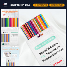 32 Colors 3D Doodler Pen Refills, Low Temp PCL Filament, 160 pcs Total picture