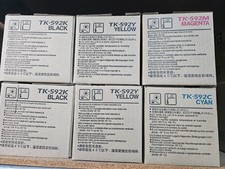 Kyocera (2)TK-592K Black+TK-592C Cyan + TK-592M Magenta + (2)TK-592Y Yellow OEM picture