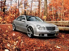 Cars lorinser mercedes benz e klasse w211 modified Desk Mat Stitched picture