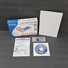 D-Link AirPlus XtremeG DWL-G650 108Mbps Wireless CardBus Adapter Complete Box picture