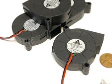 4 Pieces Gdstime DC 3d Printer  Blower Fan 5015 50MM x 15mm 5cm 24V 2Pin picture