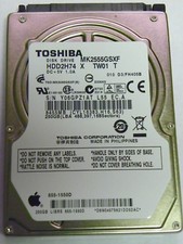 Toshiba MK2555GSXF (HDD2H74 X TW01 T) 010 D3/FH405B Laptop 250GB 2.5