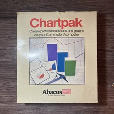 VINTAGE Abacus Chartpak Software for Commodore 64 (UNTESTED) picture