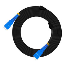 100M SC to SC Outdoor Armored Duplex SM Fiber Optic Cable Jumper Optical Patch C picture