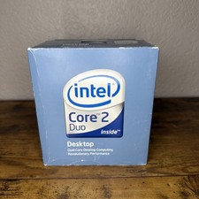 Intel Core 2 Duo Desktop Processor CPU New Sealed Retail Box picture