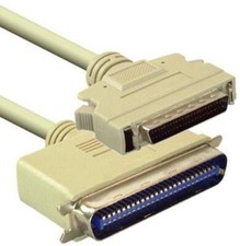 18 inch High Speed SCSI-2 II (HPDB50) Male to Centronics 50 Male Cable picture