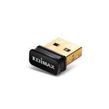 Edimax Wi-Fi 4 802.11n Adapter for PC N150 Nano USB Adapter, 150Mbps, Black picture