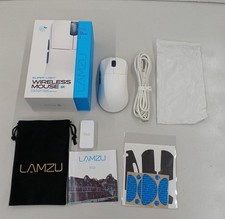 LAMZU INCA Ultra-Lightweight Wireless Gaming Mouse White Used picture