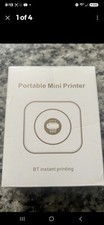 GOTOOGO Mini Portable Bluetooth Wireless Thermal Printer-Blue picture