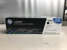 HP 125A Black Original LaserJet Toner Cartridge (CB540AD) picture
