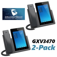 2 Grandstream GXV3470 Smart Video IP Vertical Touch Screen Desk Phone Android 11 picture