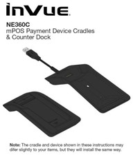 INVUE NE360C mPOS Payment Device Cradles Counter/Wall Dock Center Stand CT3002 picture