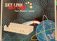 SKY LINK NET 1008 8 PORT N-WAY FAST Ethernet Switch LNK/ACT 10/100MBPS picture
